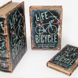 ΚΟΥΤΙ ΒΙΒΛΙΟ ΠΟΔΗΛΑΤΟ ΔΕΡΜΑ 3/ΣΕΤ 0621059