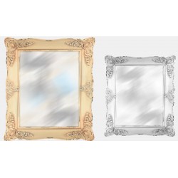 ΚΟΡΝΙΖΑ ΒΙΝΤΑΖ ΜΕ ΚΑΘΡΕΠΤΗ 40x47.5CM LX143508B 0503167