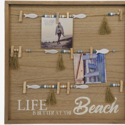 ΠΙΝΑΚΑΣ ΓΙΑ ΦΩΤΟΓΡΑΦΙΕΣ ΜΕ ΜΑΝΤΑΛΑΚΙΑ 40cm BEACH WH18-142 0621112