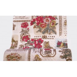 ΡΟΛΟ ΚΑΡΑΒΟΠΑΝΟ KOKKINA ΛΟΥΛΟΥΔΙΑ 24cm 5Y 0527180