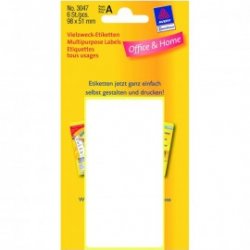 ΕΤΙΚΕΤΕΣ ΛΕΥΚΕΣ ΧΕΙΡΟΣ MULTIPURPOSE 98X51 MM 6 ΕΤΙΚΕΤΕΣ/ΠΑΚΕΤΟ 3047