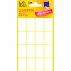 ΕΤΙΚΕΤΕΣ ΛΕΥΚΕΣ ΧΕΙΡΟΣ MINI ORGANISATION 29X18 MM 96 ΕΤΙΚΕΤΕΣ/ΠΑΚΕΤΟ 3074