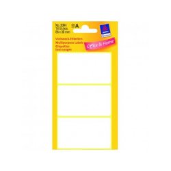 ΕΤΙΚΕΤΕΣ ΛΕΥΚΕΣ ΧΕΙΡΟΣ MULTIPURPOSE 66X38 MM 18 ΕΤΙΚΕΤΕΣ/ΠΑΚΕΤΟ 3084