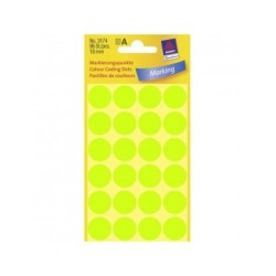 ΕΤΙΚΕΤΕΣ ΣΤΡΟΓΓΥΛΕΣ NEON ΠΡΑΣΙΝΟ MARKING DOTS ΔΙΑΜΕΤΡΟ 18 MM 96 ΕΤΙΚΕΤΕΣ/ΠΑΚΕΤΟ 3174