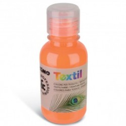ΧΡΩΜΑΤΑ ΥΦΑΣΜΑΤΩΝ ΜΠΟΥΚΑΛΙ 125ML FLUO ΠΟΡΤΟΚΑΛΙ CMP