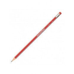 ΜΟΛΥΒΙ ΓΡΑΦΗΣ ΜΕ ΓΟΜΑ ΡΙΓΕ ΑΣΗΜΙ ΚΟΚΚΙΝΟ Νο HB  EFA * CN *