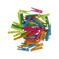 ΜΑΝΤΑΛAΚΙΑ ΞΥΛΙΝΑ ΑΣΟΡΤΙ ΝΕΟΝ ΧΡΩΜΑΤΑ ΣΕΤ 48 ΤΕΜAΧΙΩΝ 48 X 7 MM I-MONDI * CN *