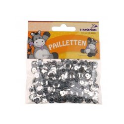 ΠΟΥΛΙΕΣ ΔΙΑΚΟΣΜΗΤΙΚΕΣ ΑΣΗΜΙ ΧΡΩΜΑ 9 MM 15 G I-MONDI * CN *