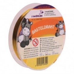 ΣΥΡΜΑ ΜΕΤΑΛΛΙΚΟ ΧΡΥΣΟ 0,3MM X 15 M I-MONDI * CN *