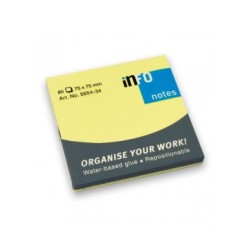 INFO NOTES ΧΑΡΤΑΚΙΑ BRILLIANT ΚΙΤΡΙΝΑ 75X75MM 80Φ