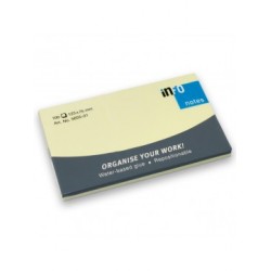 INFO NOTES ΧΑΡΤΑΚΙΑ ΚΙΤΡΙΝΑ 125X75MM 100Φ