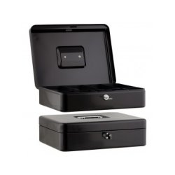ΚΟΥΤΙ ΤΑΜΕΙΟΥ ΜΕ ΚΛΕΙΔΙ 30 Χ 24 Χ 9CM ΧΡΩΜΑ ΜΑΥΡΟ SAX *CN*