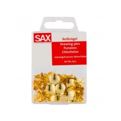 ΠΙΝΕΖΕΣ ΜΕΤΑΛΛΙΚΕΣ ΧΡΩΜΑ ΧΡΥΣΟ ΣΕ BLISTER 80 ΤΕΜΑΧΙΩΝ SAX