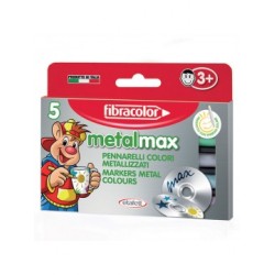 ΜΑΡΚΑΔΟΡΟΙ METAL MAX 5 ΧΡΩΜΑΤΩΝ FIBRACOLOR