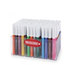 ΜΑΡΚΑΔΟΡΟΙ COLORITO MAXI 144 ΤΕΜΑΧΙΩΝ 12 ΧΡΩΜΑΤΩΝ ΜΥΤΗ 6ΜΜ ΣΕ ΣΤΑΝΤ FIBRACOLOR