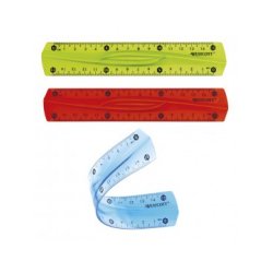 ΧΑΡΑΚΑΣ FLEXIBLE ΕΛΑΣΤΙΚΟΣ 15CM ΣΕ ΣΑΚΟΥΛΑΚΙ ΓΑΛΑΖΙΟΣ WESTOTT
