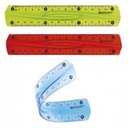 ΧΑΡΑΚΑΣ FLEXIBLE ΕΛΑΣΤΙΚΟΣ 15CM ΣΕ ΣΑΚΟΥΛΑΚΙ ΓΑΛΑΖΙΟΣ WESTOTT