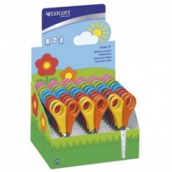 ΨΑΛΙΔΙ ΣΧΟΛΙΚΟ 13CM ΜΕ ΧΑΡΑΚΑ ΓΙΑ ΑΡΙΣΤΕΡΟΧΕΙΡΕΣ ΔΙΧΡΩΜΟ WESTCOTT