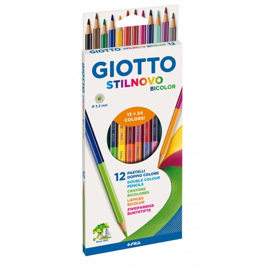 ΞΥΛΟΜΠΟΓΙΕΣ STILNOVO BICOLOR 12ΤEM 24ΧΡΩΜ GIOTTO