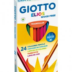 ΞΥΛΟΜΠΟΓΙΕΣ ELIOS ΤΡΙΓΩΝΙΚΕΣ 24ΤΕΜ ASS. GIOTTO ΣΕ BLISTER