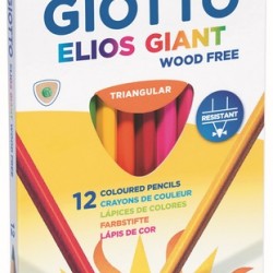 GIOTTO ELIOS GIANT ΞΥΛΟΜΠΟΓΙΕΣ BLISTER 12 ΤΜΧ