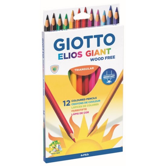 GIOTTO ELIOS GIANT ΞΥΛΟΜΠΟΓΙΕΣ BLISTER 12 ΤΜΧ