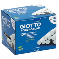 ΚΙΜΩΛΙΑ 8cm ΛΕΥΚΗ 100ΤΕΜ ΠΛΑΣΤΙΚΗ ROBERCOLOR GIOTTO