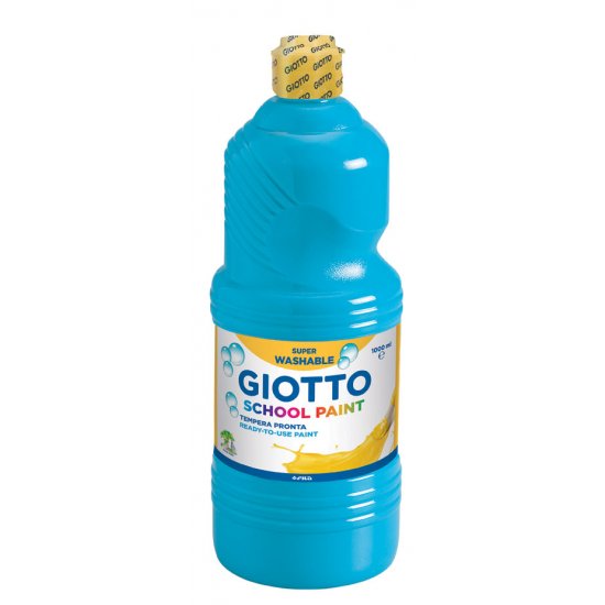 ΤΕΜΠΕΡΑ ΜΠΛΕ CYAN 1000ml ΣΧΟΛΙΚΗ GIOTTO