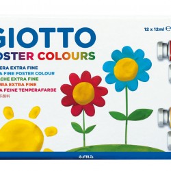 ΤΕΜΠΕΡΑ 12ml 12ΤΧΡΩΜΑΤΑ GIOTTO