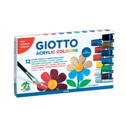 ΑΚΡΥΛΙΚΑ ΧΡΩΜΑΤΑ 12ml 12ΤΕΜ GIOTTO