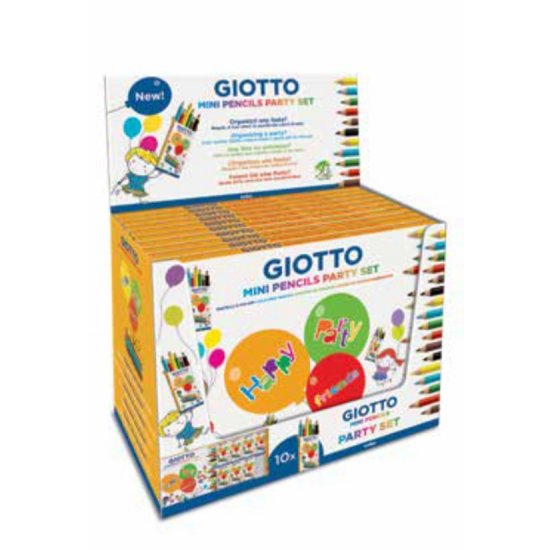 GIOTTO KIDS PARTY GIFT BOX 10X 6 ΣΕΤ ΞΥΛΟΜΠΟΓΙΕΣ 9CM