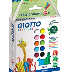 ΠΛΑΣΤΕΛΙΝΗ GIOTTO 10X16gr 10ΧΡΩΜΑΤΑ ASSORTED  ΣΕ BLISTER
