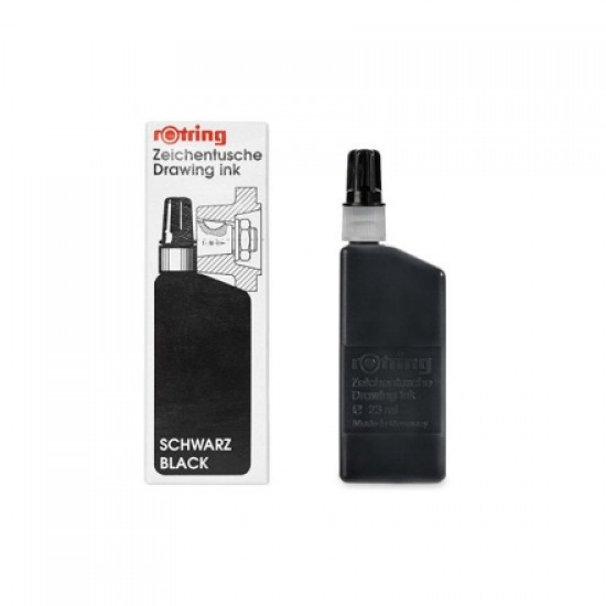 ΜΕΛΑΝΙ ROTRING 591017 ΡΑΠΙΤΟΓΡΑΦΩΝ 23ML ΜΑΥΡΟ